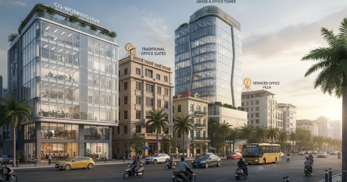 Các loại hình cho thuê văn phòng Trường Chinh phổ biến