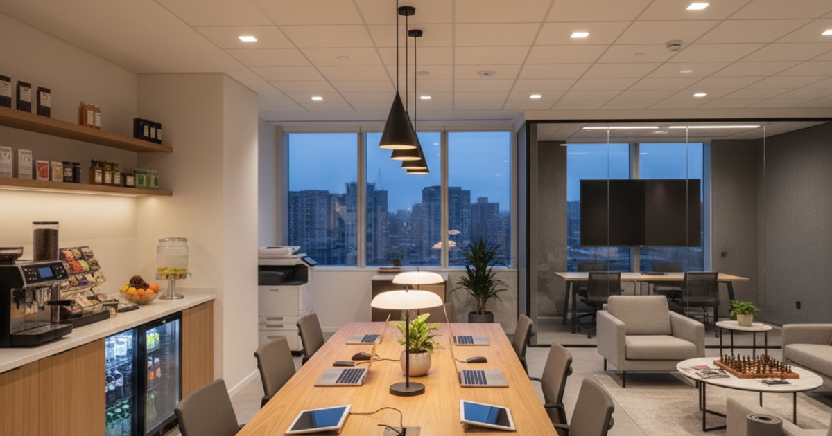 Những tiện ích thường có trong văn phòng full nội thất