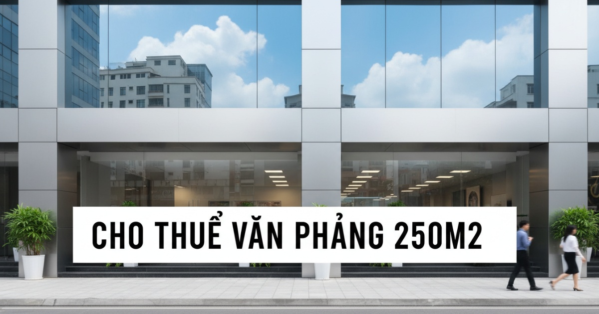 Cho thuê văn phòng 250m2