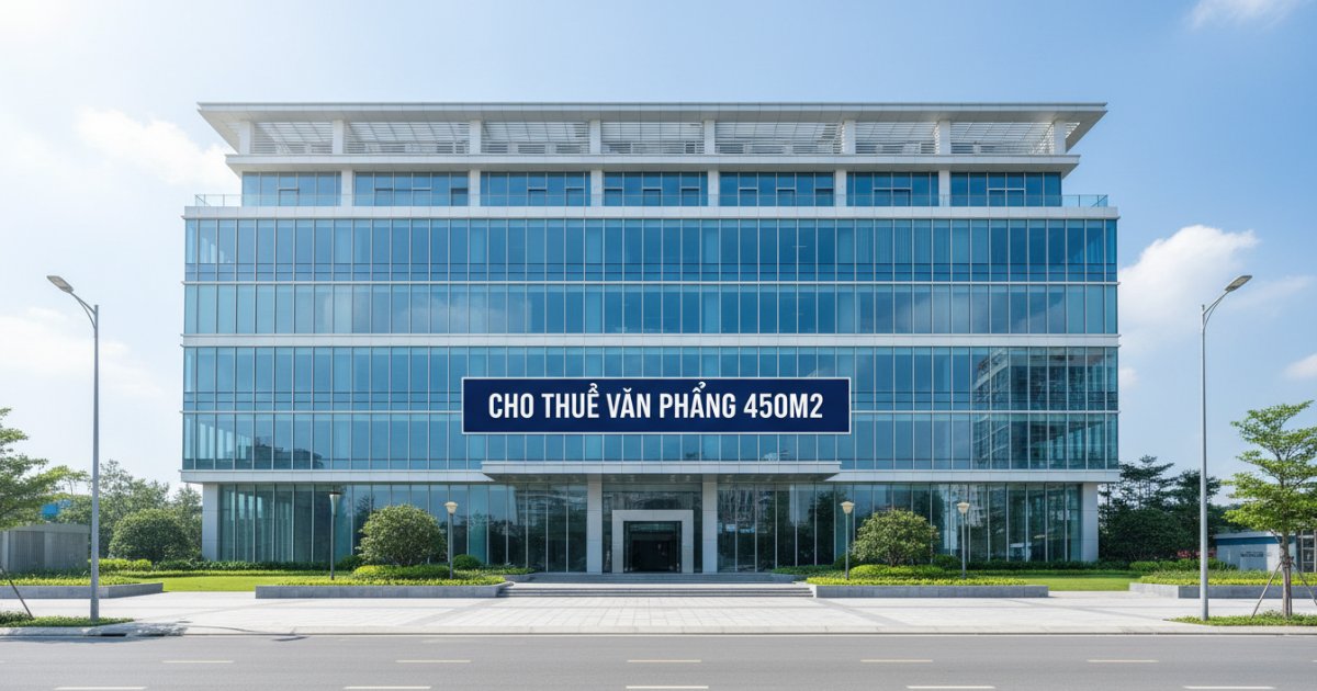 Cho thuê văn phòng 450m2
