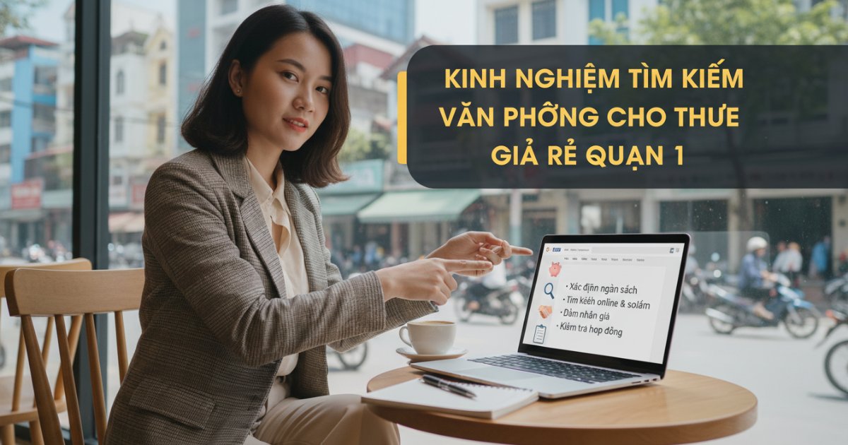 Kinh nghiệm tìm kiếm văn phòng cho thuê giá rẻ Quận 1 để tiết kiệm chi phí