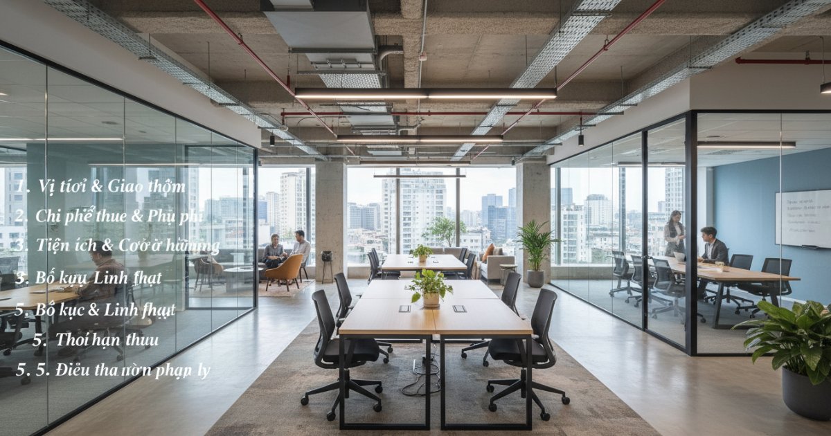 Những yếu tố cần xem xét trước khi quyết định thuê văn phòng 300m2
