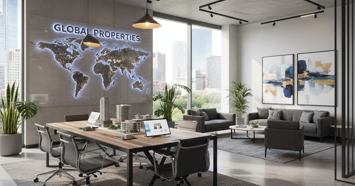 Những yếu tố cốt lõi khi decor văn phòng bất động sản chuyên nghiệp