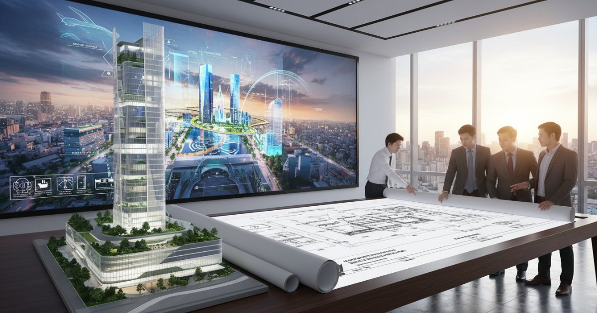 Quy hoạch kiến trúc và thiết kế xây dựng tòa nhà