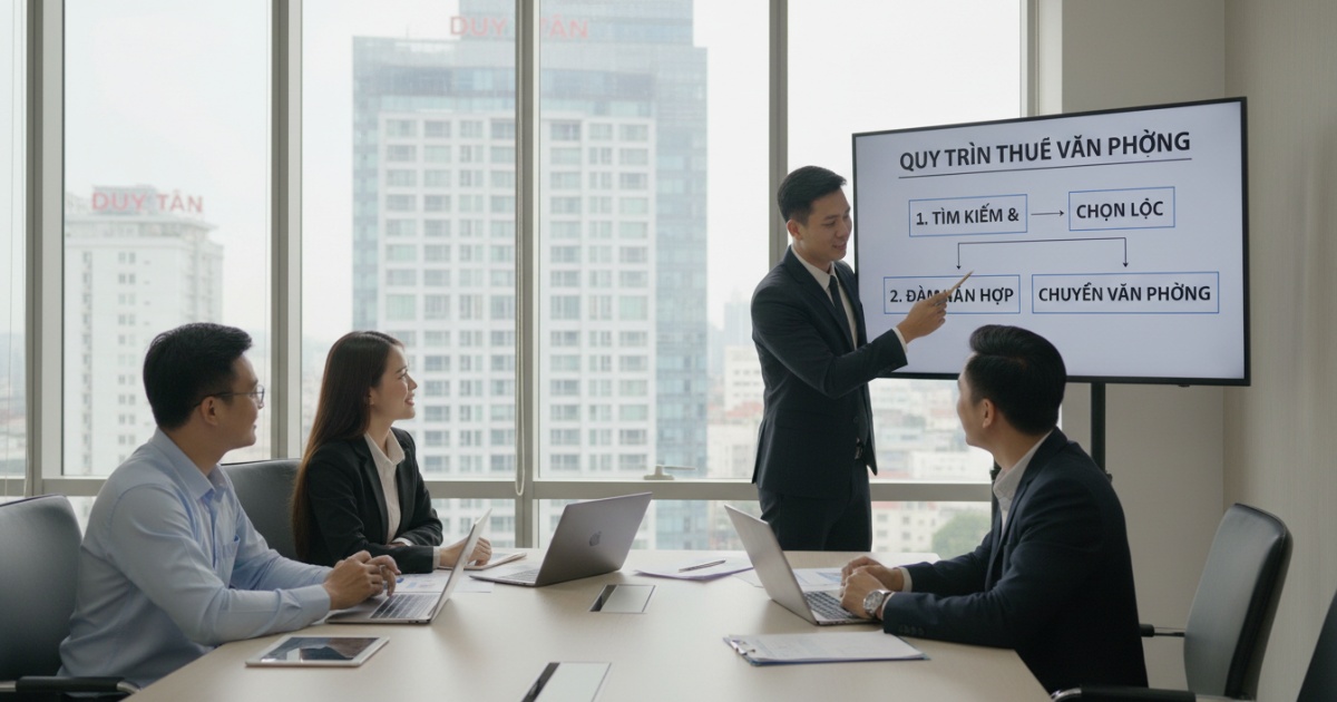 Quy trình chuyên nghiệp để thuê văn phòng Duy Tân hiệu quả