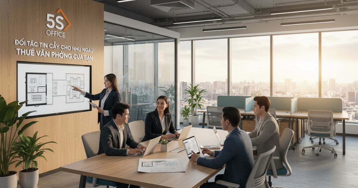 Tại sao 5S Office là đối tác tin cậy cho nhu cầu thuê văn phòng của bạn