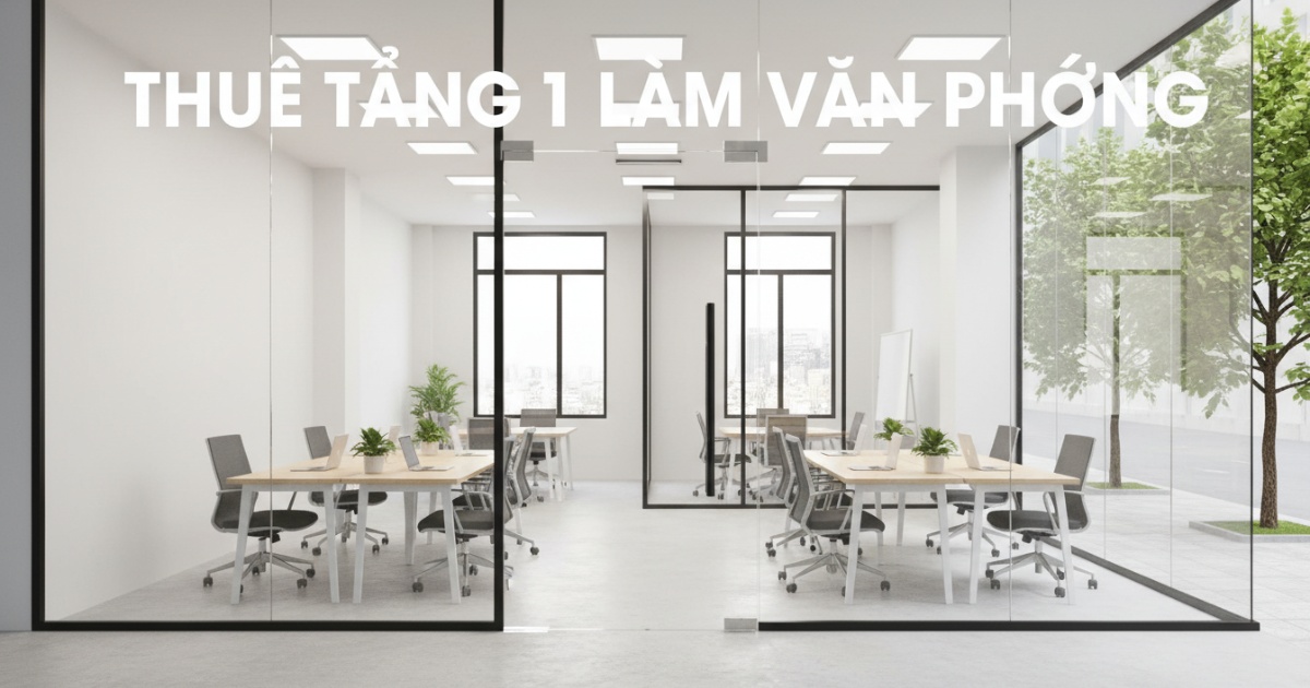 thuê tầng 1 làm văn phòng