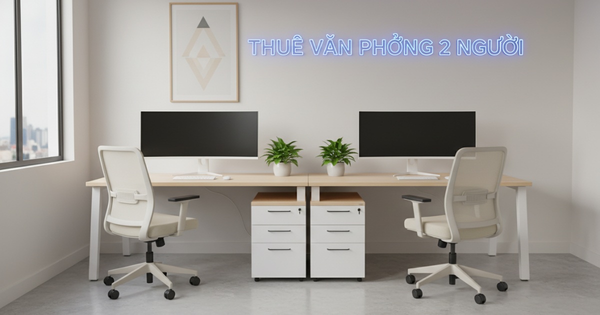 thuê văn phòng 2 người