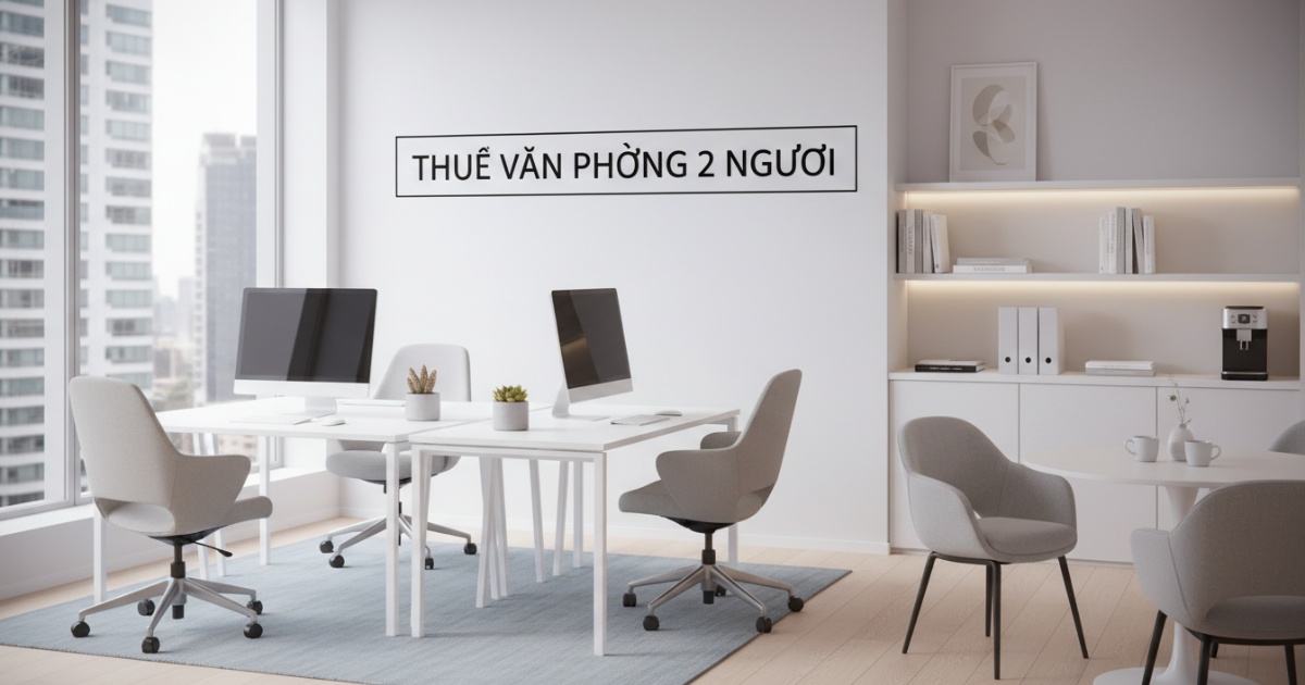 thuê văn phòng 2 người