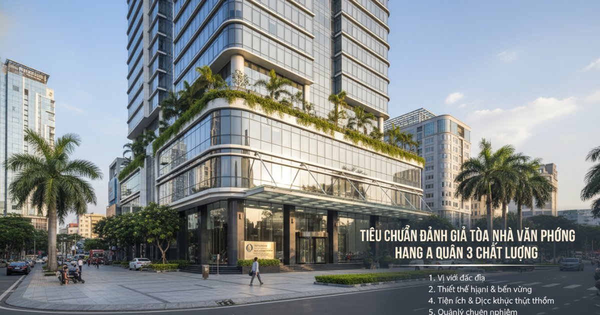 Tiêu chuẩn đánh giá một tòa nhà văn phòng hạng A Quận 3 chất lượng
