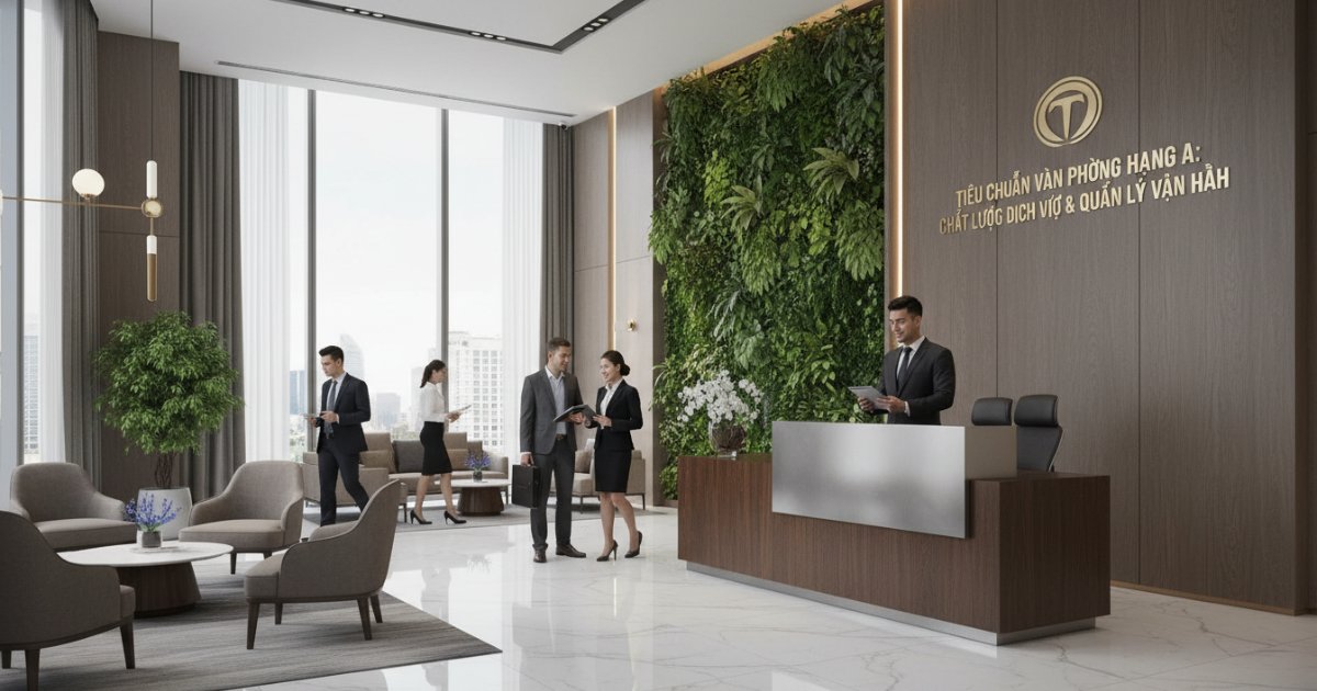 Tiêu chuẩn văn phòng hạng a về chất lượng dịch vụ và quản lý vận hành