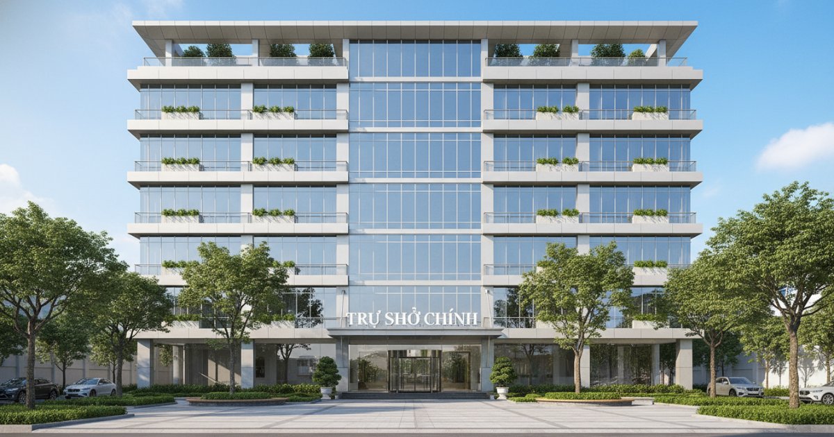 tòa nhà văn phòng 7 tầng