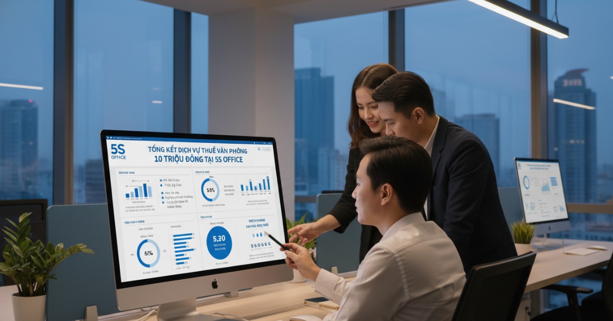 Tổng kết về dịch vụ thuê văn phòng 10 triệu tại 5S Office