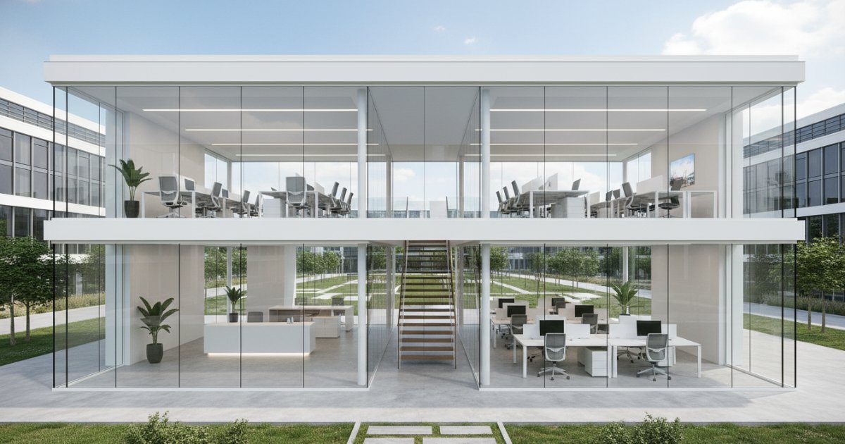 văn phòng 2 tầng