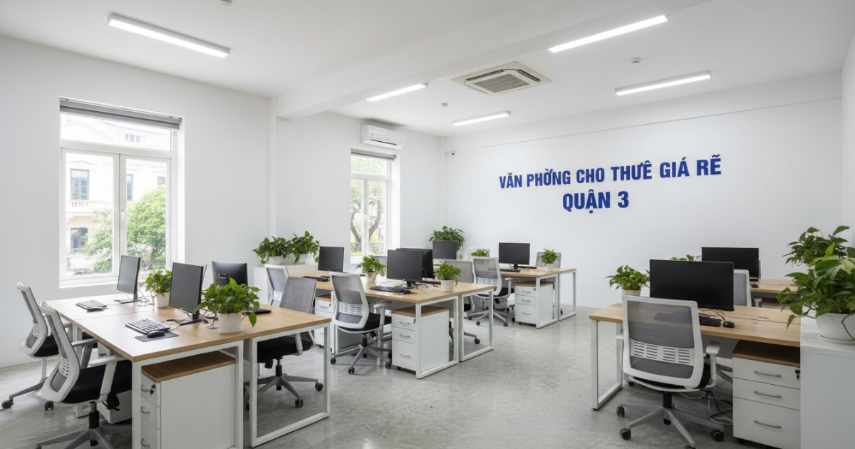Văn phòng cho thuê giá rẻ Quận 3