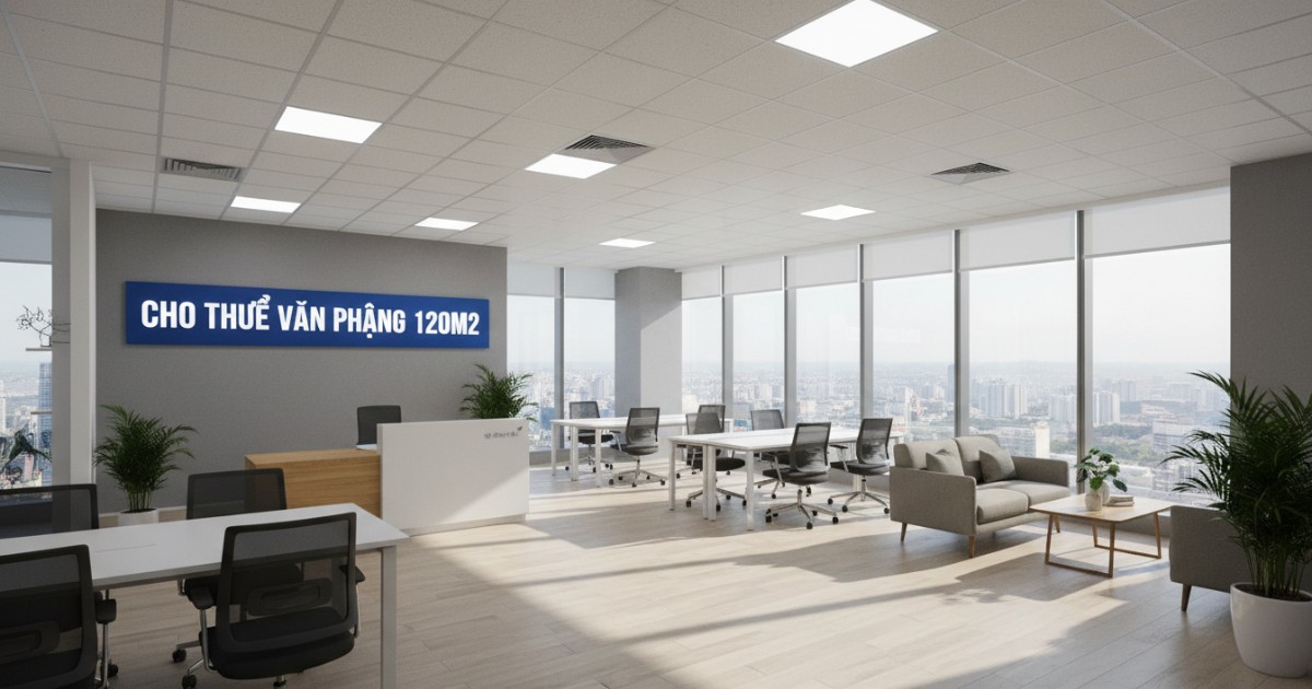 Cho thuê văn phòng 120m2