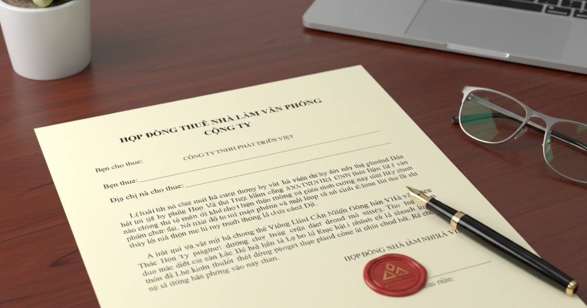 hợp đồng thuê nhà làm văn phòng công ty