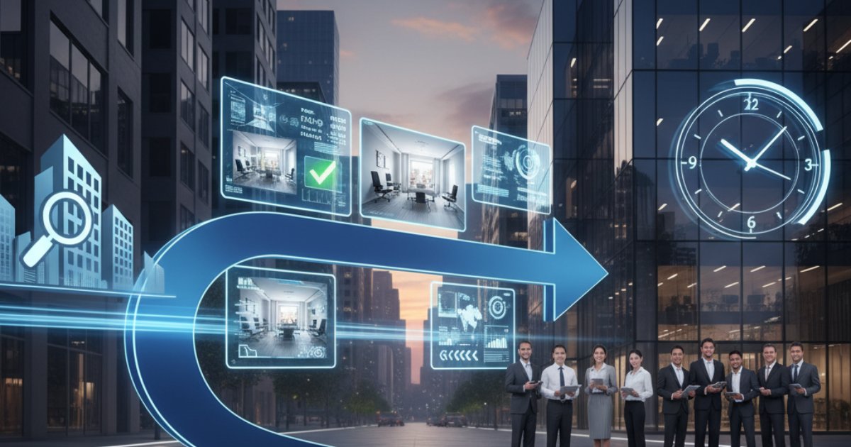 Quy trình tìm kiếm văn phòng chuyên nghiệp và nhanh chóng