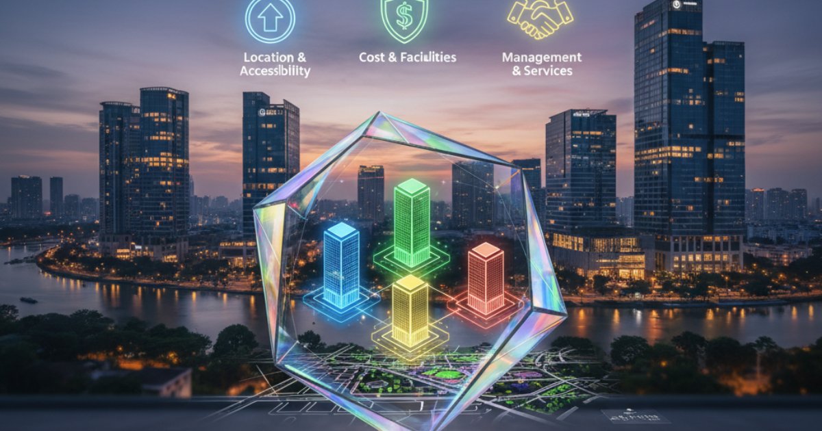 Tiêu chí lựa chọn tòa nhà cho thuê văn phòng Phú Mỹ Hưng chất lượng