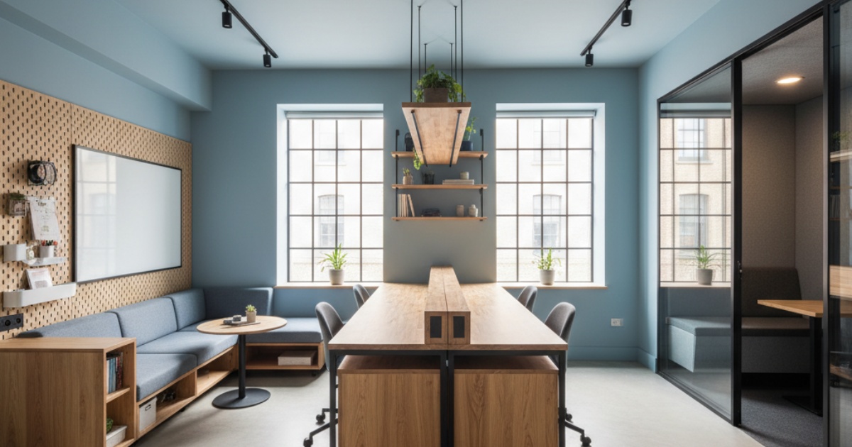 Bí quyết tối ưu diện tích khi thiết kế văn phòng công ty nhỏ đẹp