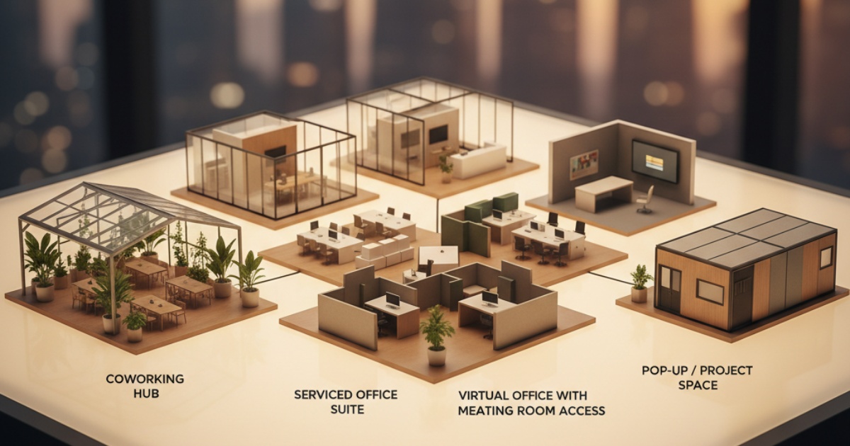 Các loại hình văn phòng tối ưu hóa chi phí thuê văn phòng dưới 100 triệu