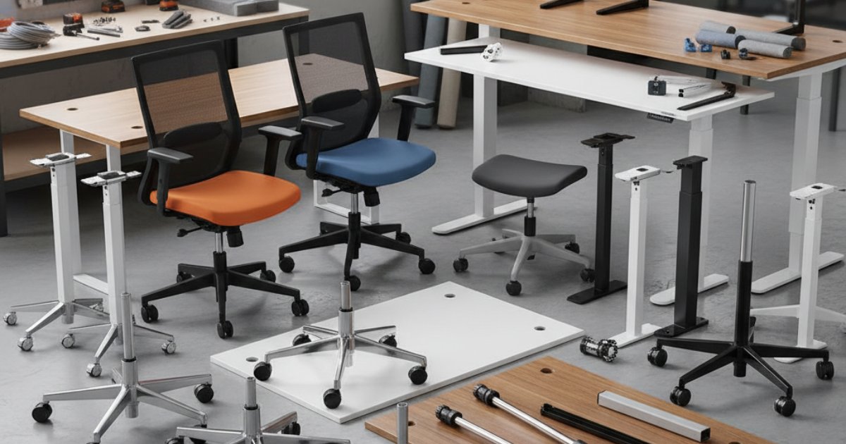Các loại sản phẩm phổ biến trong thi công bàn ghế văn phòng hiện đại