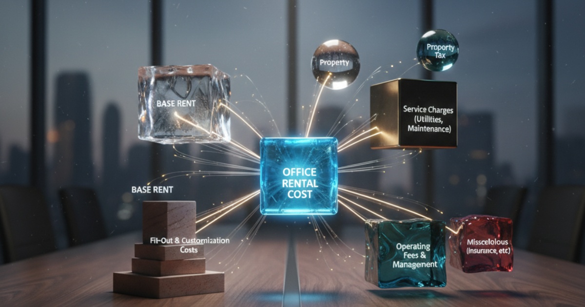 Các thành phần cơ bản cấu thành chi phí thuê văn phòng công ty