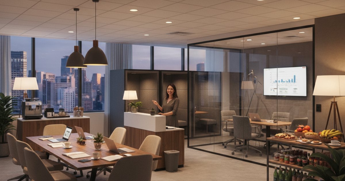 Các tiện ích đi kèm khi thuê văn phòng nhỏ trọn gói