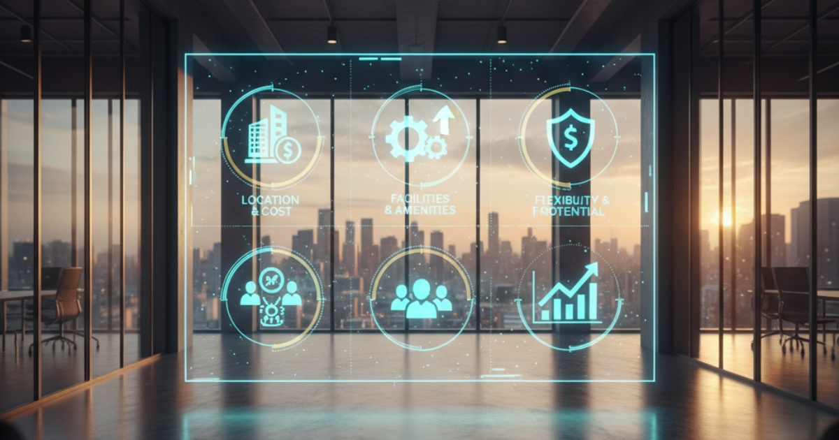 Các tiêu chí quan trọng khi lựa chọn nơi cho thuê sàn văn phòng