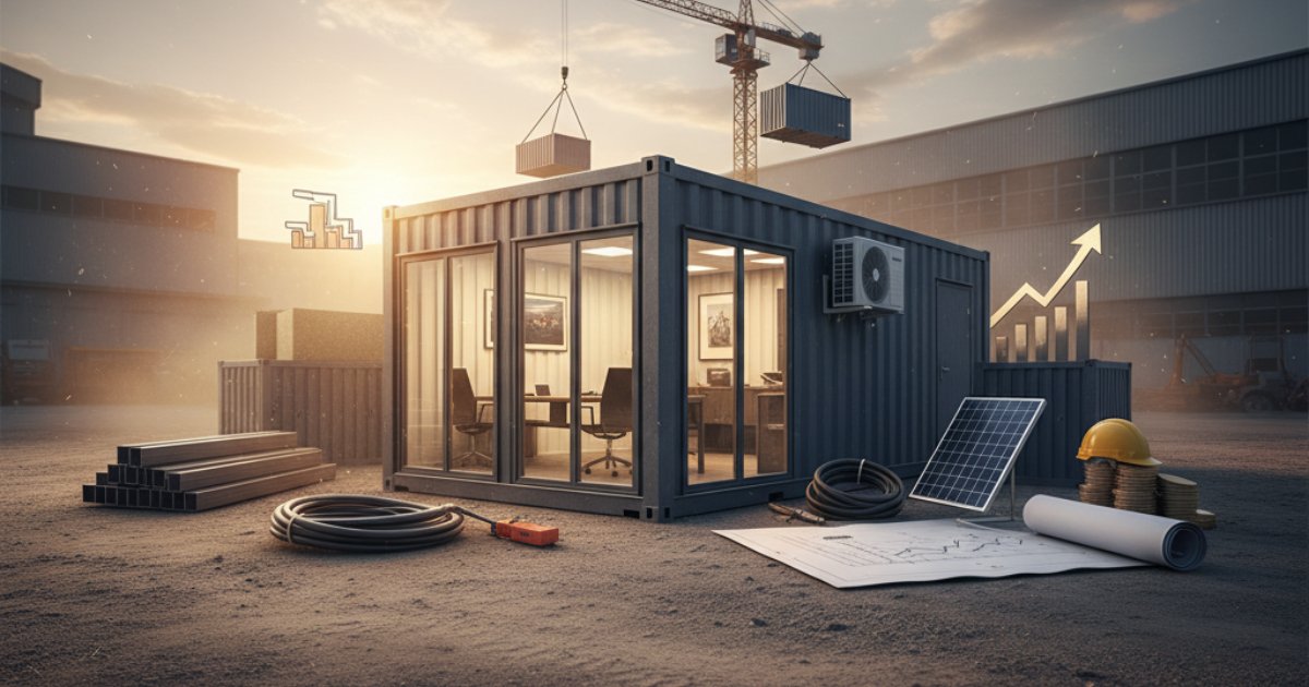 Các yếu tố tác động trực tiếp đến giá container văn phòng