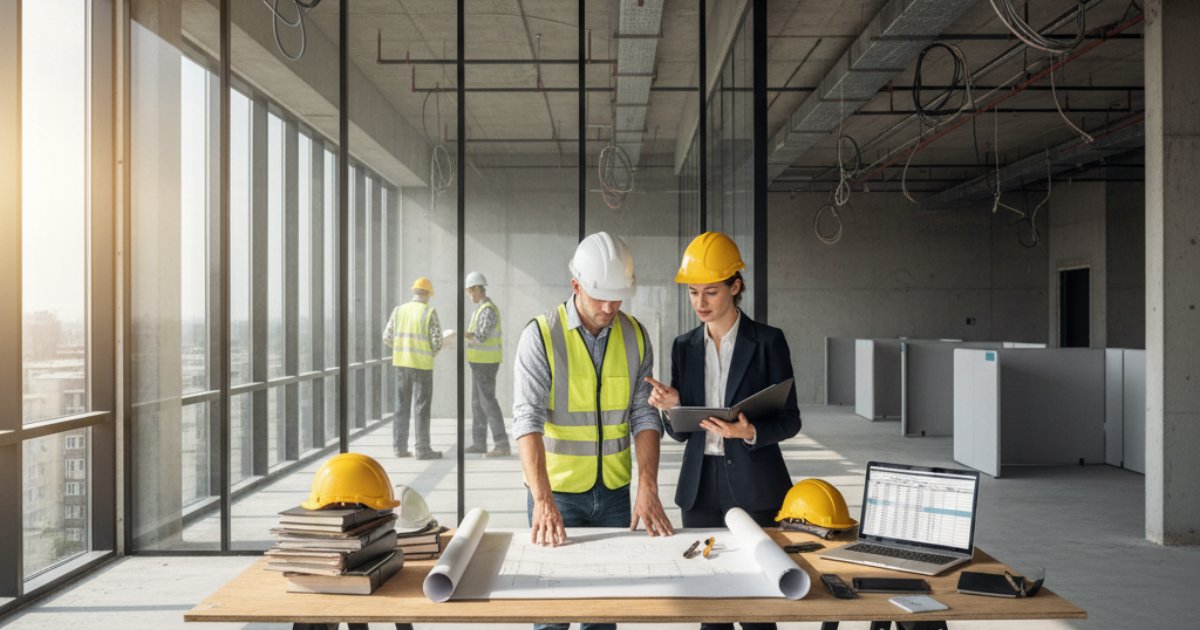 Cách hạch toán chi phí xây dựng văn phòng trong giai đoạn thi công