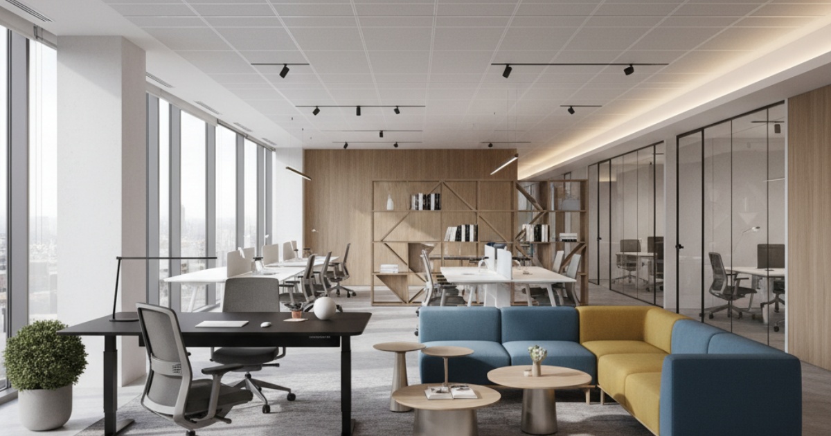 Cách lựa chọn và sắp xếp nội thất văn phòng hiện đại