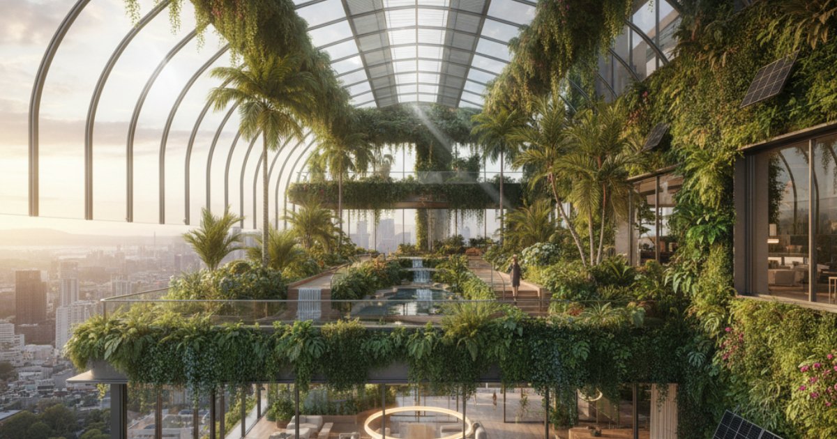 Giải pháp tối ưu ánh sáng và không gian xanh