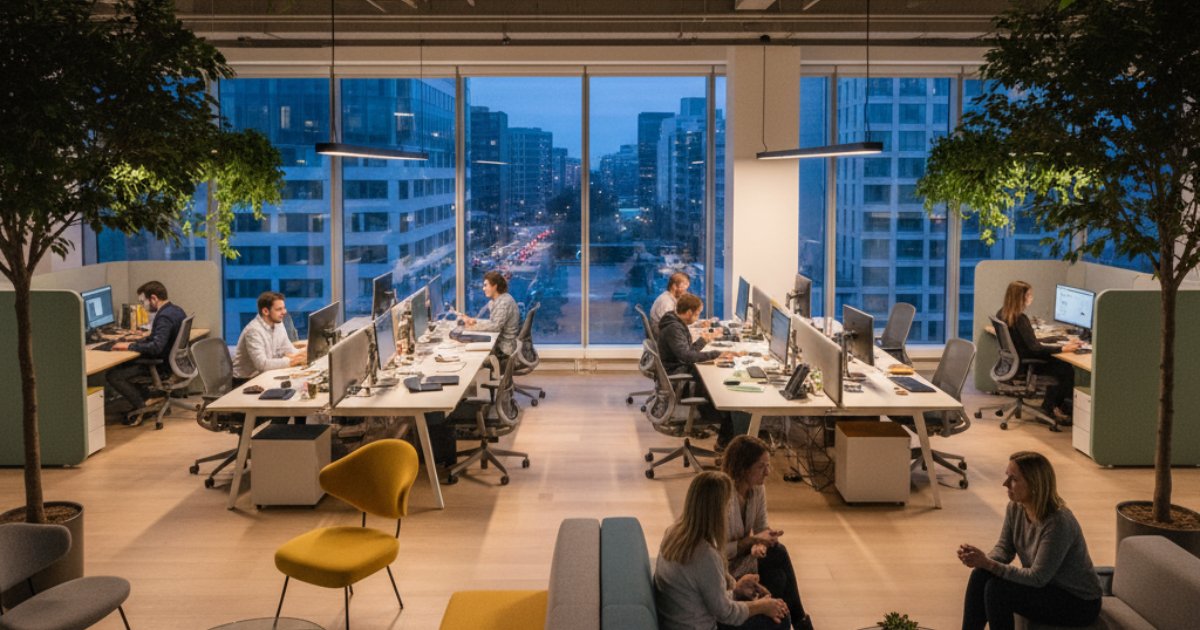 Lợi ích khi áp dụng cách bố trí văn phòng làm việc hiện đại