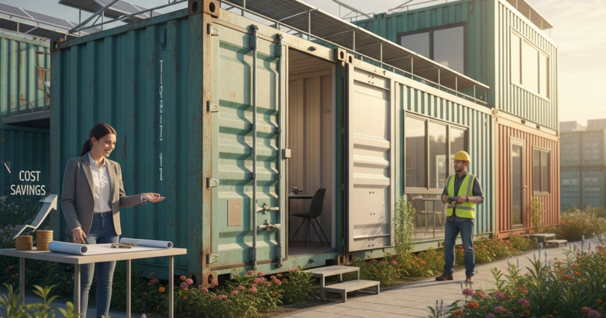 Lợi ích kinh tế khi mua thanh lý container văn phòng cũ