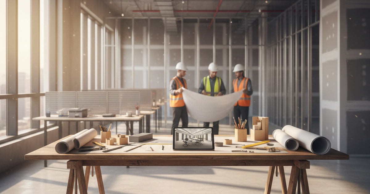 Lưu ý về thiết kế và thi công nội thất văn phòng