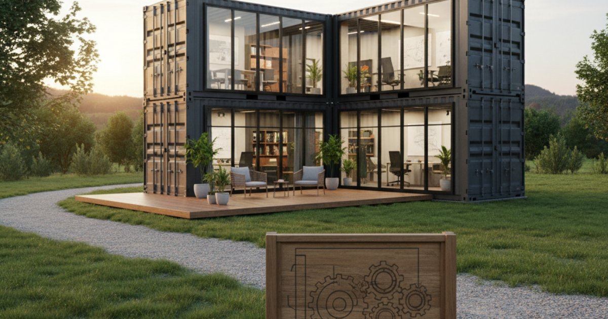 Những lưu ý quan trọng để có một thiết kế container văn phòng đẹp