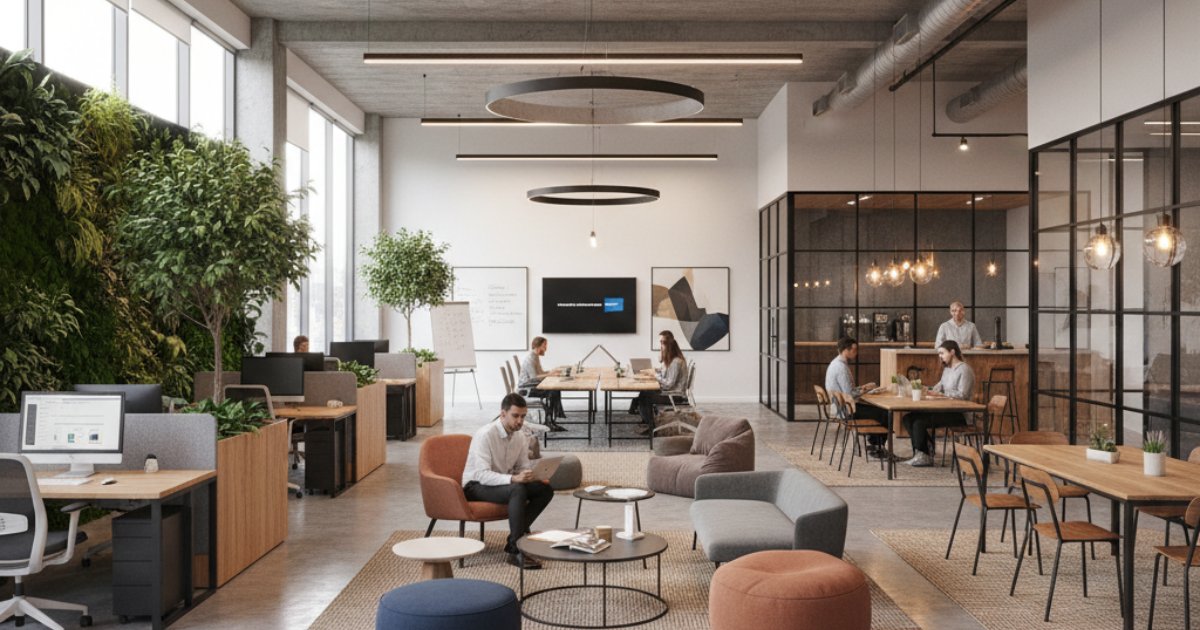 Những xu hướng phong cách thiết kế văn phòng hiện đại phổ biến hiện nay