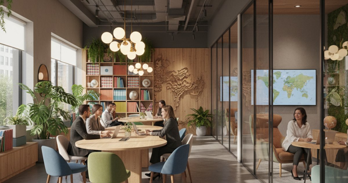 Phong cách thiết kế văn phòng tư vấn du học phổ biến hiện nay