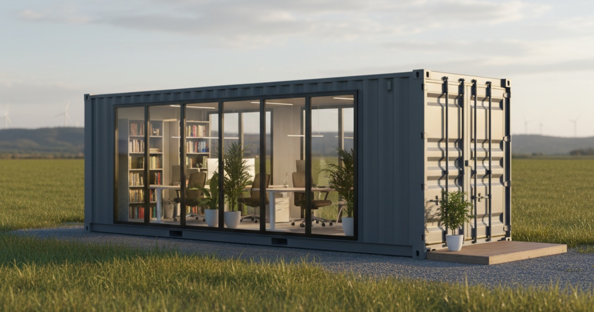 Tìm hiểu về container văn phòng 40 feet và ứng dụng thực tế