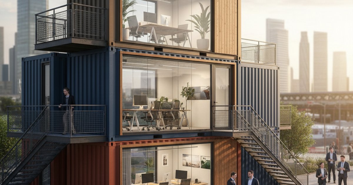 Tổng quan về nhu cầu sử dụng container làm văn phòng