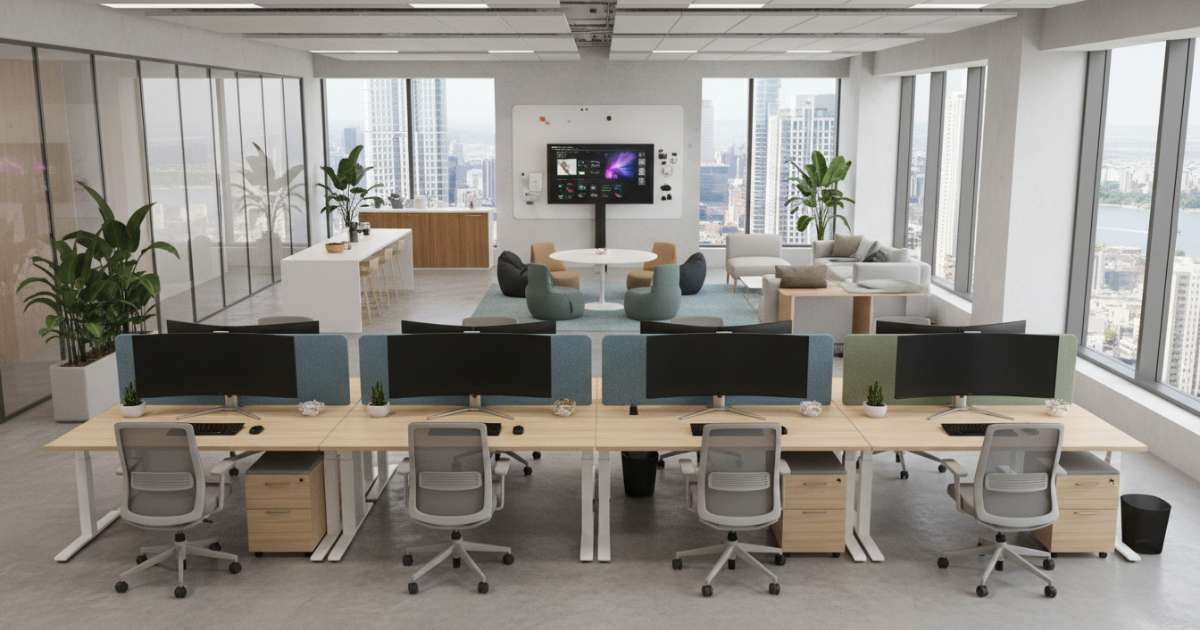 bố trí văn phòng làm việc