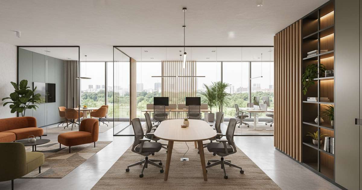 Các phong cách thiết kế văn phòng 150m2 dẫn đầu xu hướng