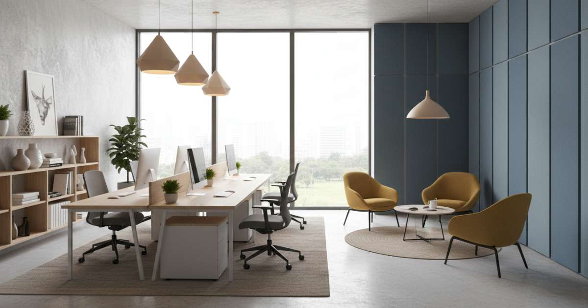 Các phong cách thiết kế văn phòng 40m2 phổ biến hiện nay
