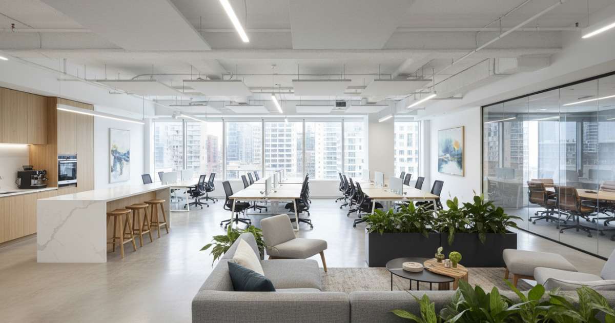 Các xu hướng thiết kế văn phòng 200m2 phổ biến hiện nay