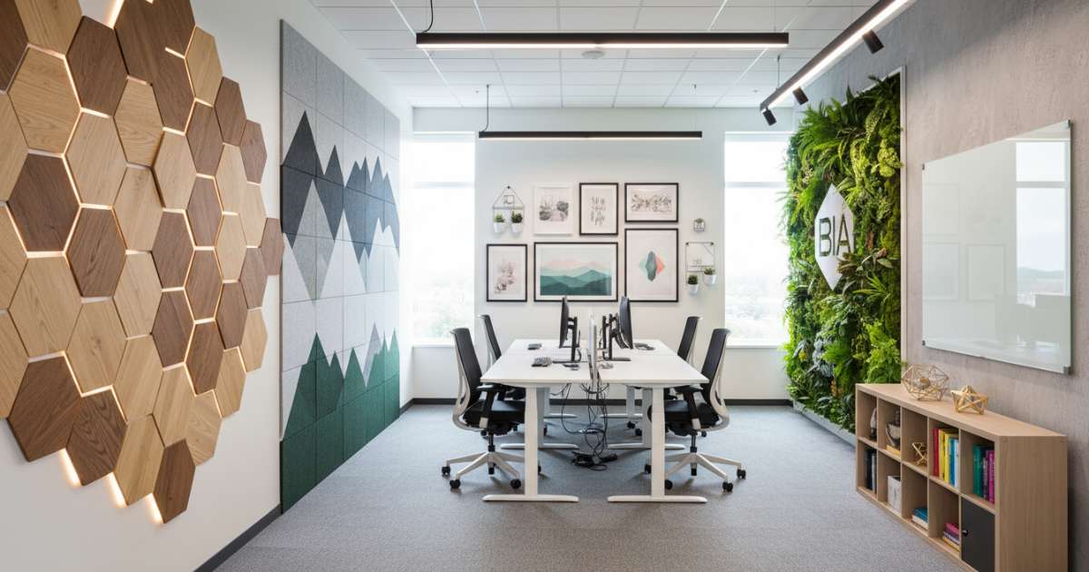 Các xu hướng trang trí tường văn phòng làm việc phổ biến hiện nay
