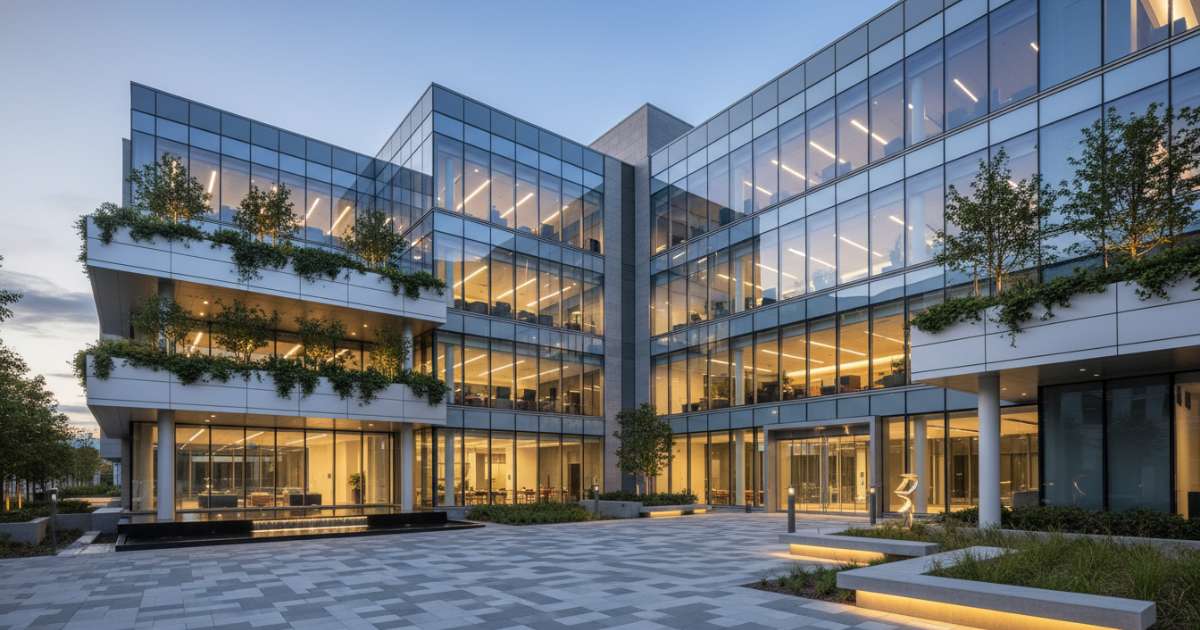 Các yếu tố cấu thành nên một ngoại thất văn phòng đẹp