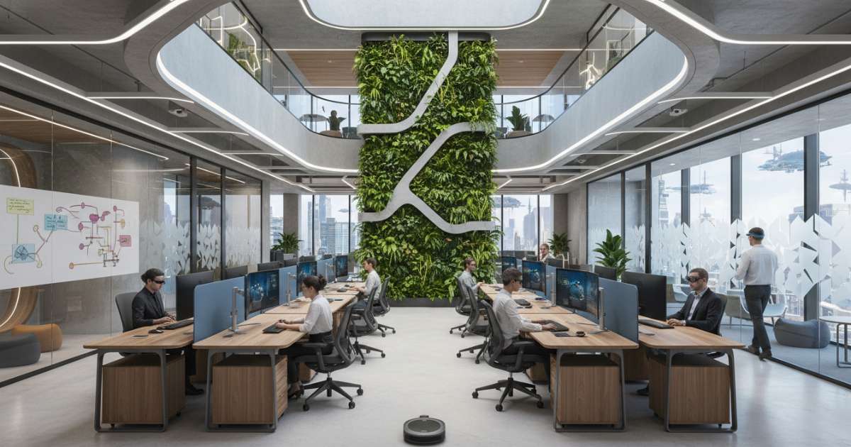 Các yếu tố cốt lõi trong thiết kế văn phòng công nghệ