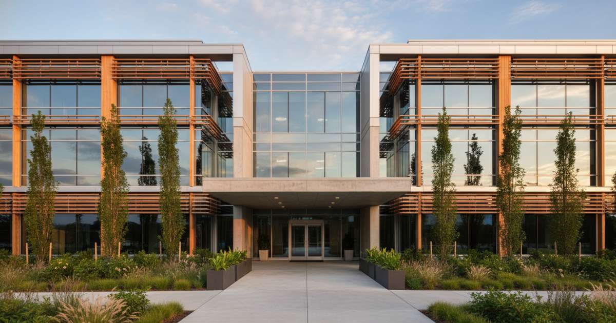 Các yếu tố tạo nên một thiết kế mặt tiền văn phòng đẹp và chuyên nghiệp