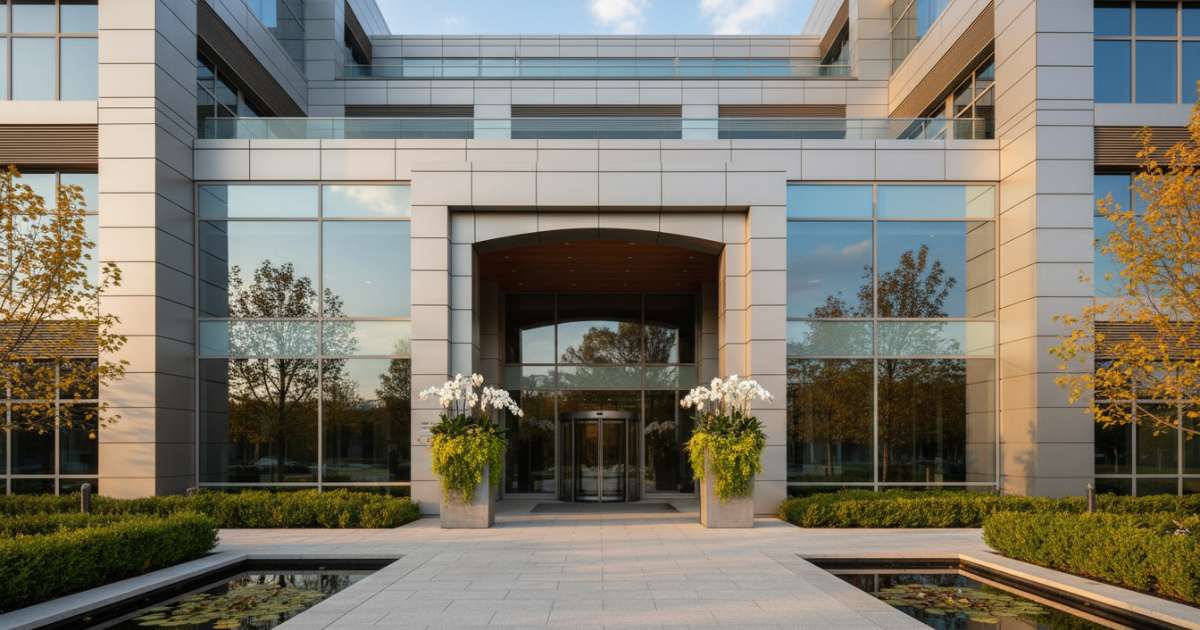 Mặt tiền văn phòng đẹp